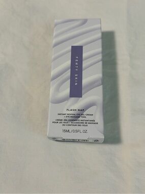 Fenty Beauty Flash Nap Instant Revive Eye Gel-Cream - Lavender & White Packaging